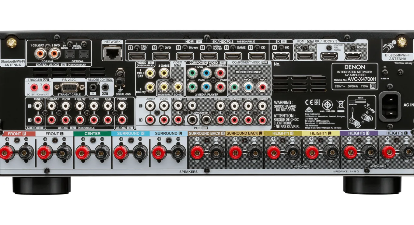 Denon AVC-X4700H Zwart