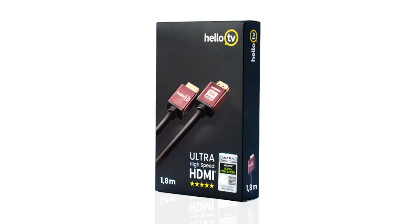 HelloTV HDMI Kabel 2.1 4K / 8K 1,8 Meter