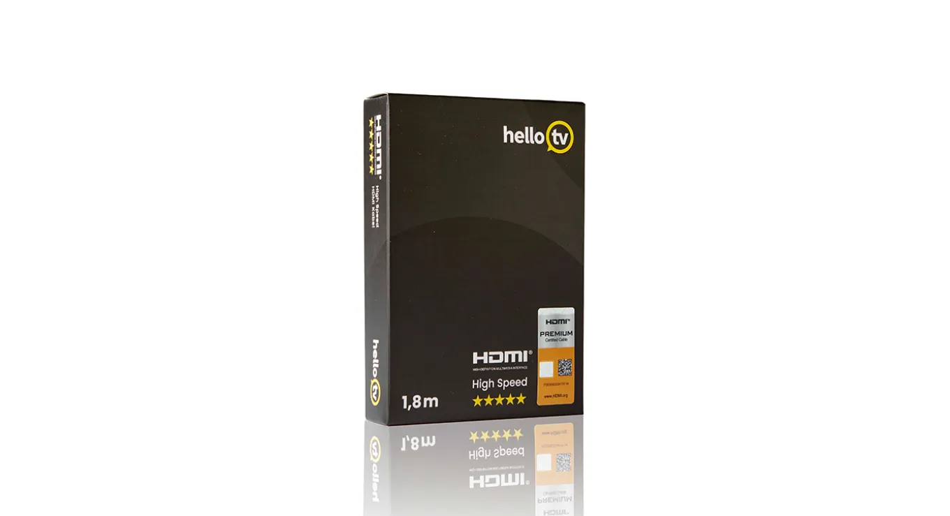 HelloTV HDMI Kabel 2.0 1,8 Meter