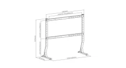 HelloTV NRCH-TTS Large universele TV stand large