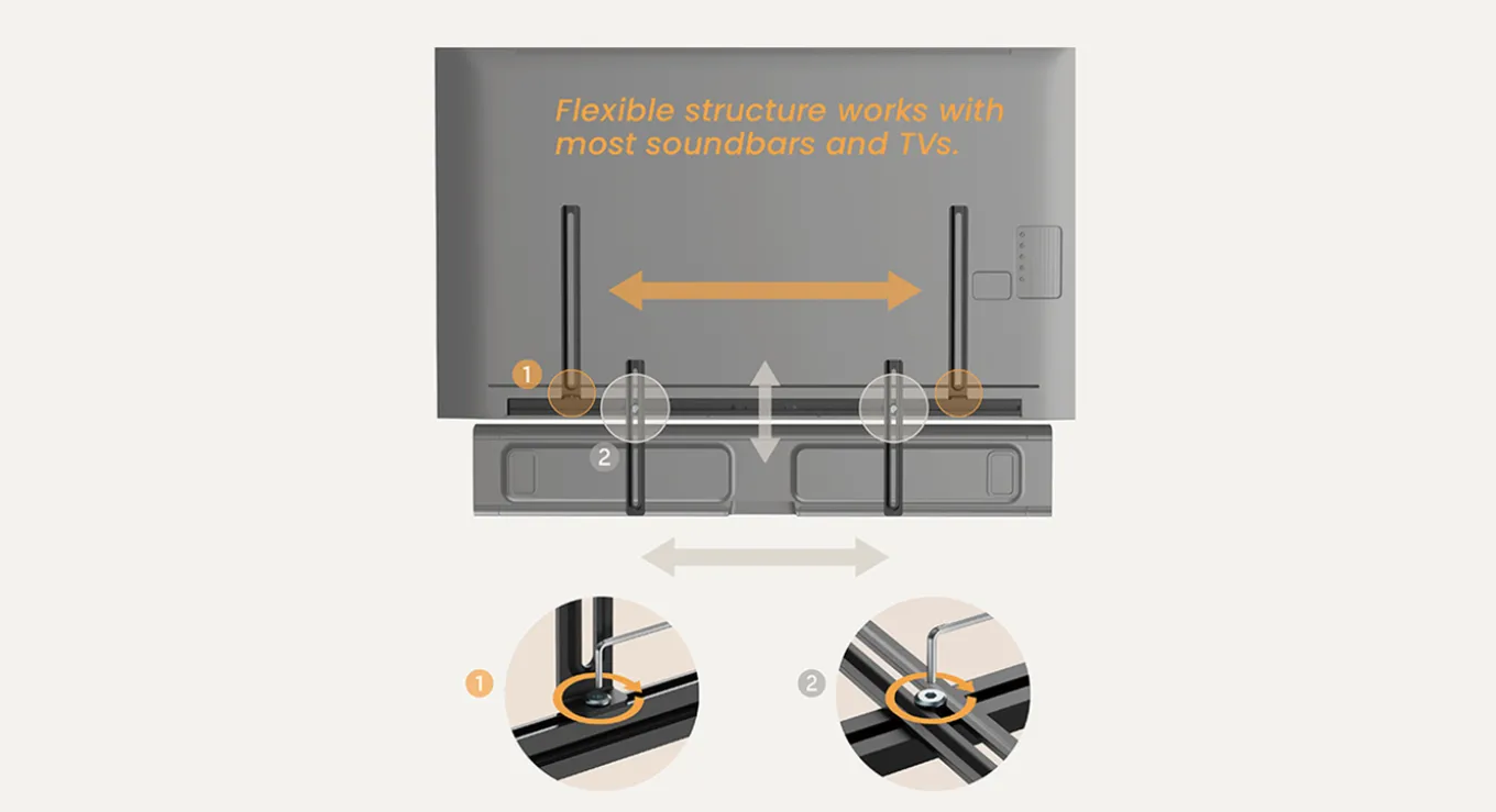 HelloTV Soundbar beugel
