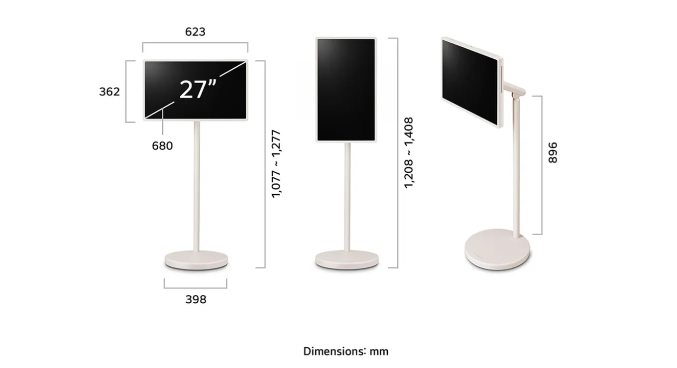 LG 27LX6TDGA - 27" StanbyME 2 (2026)