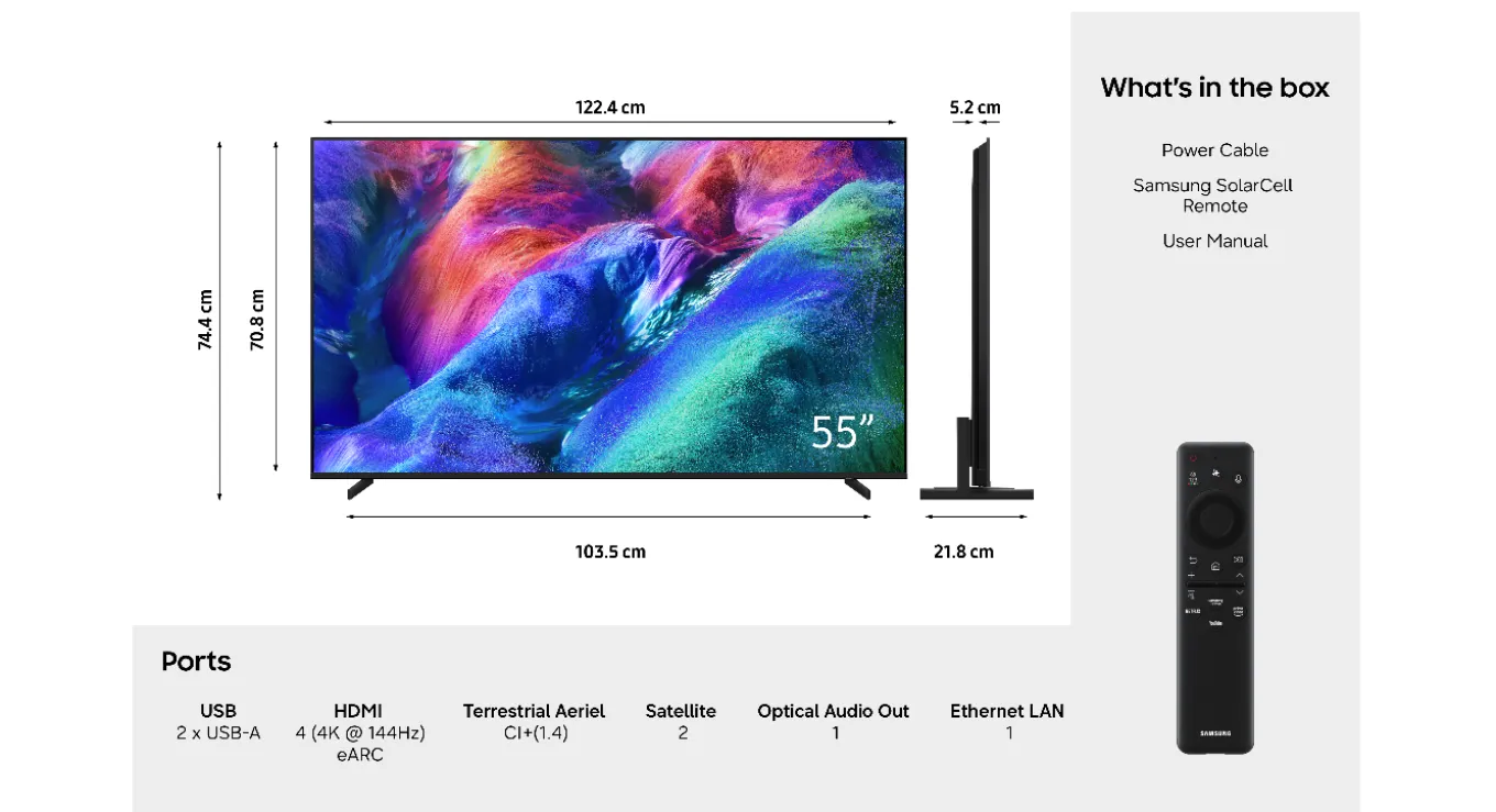 Samsung MRE55R86H - 55" Micro RGB (2026)
