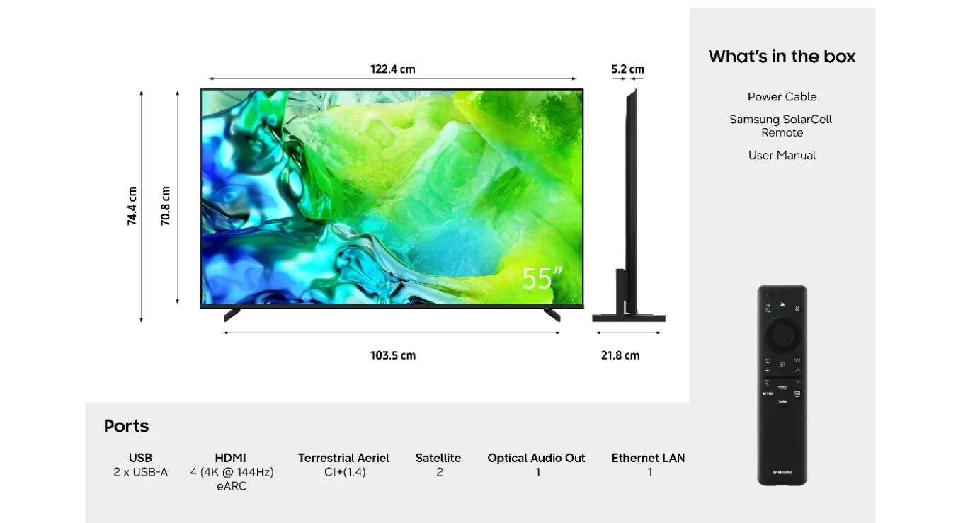Samsung QE55QN83H- 55" Neo QLED (2026)