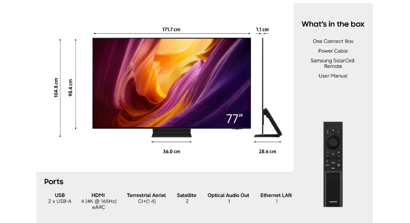 Samsung 77S95H - 77" OLED (2026)