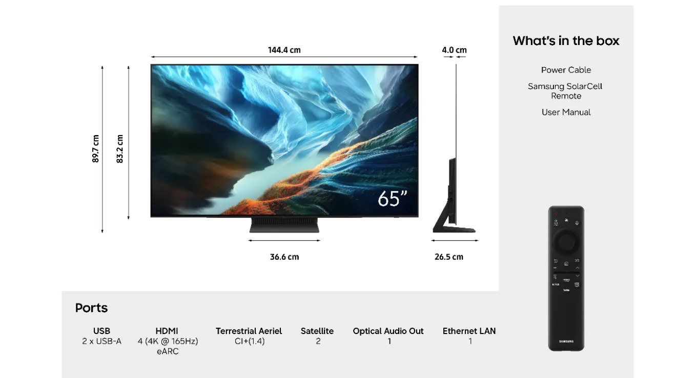 Samsung 65S93H - 65" OLED (2026)