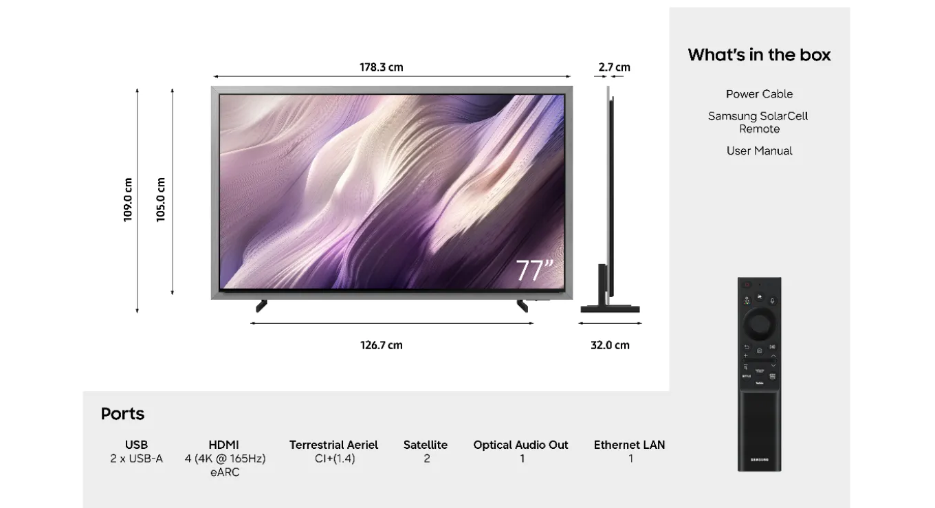 Samsung 77S99H - 77" OLED (2026)