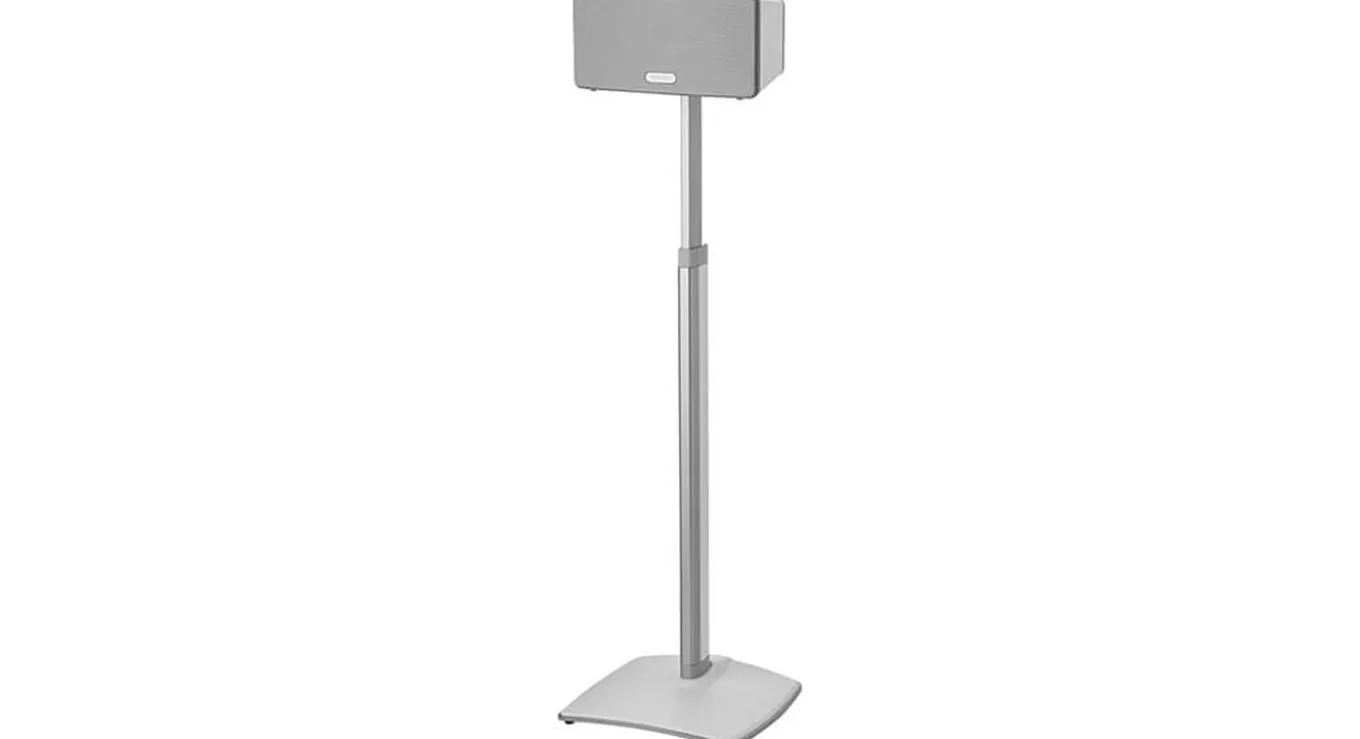 Sanus Verstelbare vloerstandaard voor Sonos One, Play:1 & Play:3 Wit duopack (WSSA2-W2)