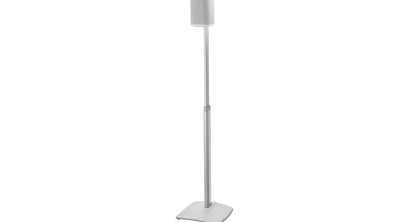 Sanus Verstelbare vloerstandaard voor Sonos One, Play:1 & Play:3 Wit (WSSA1-W2)