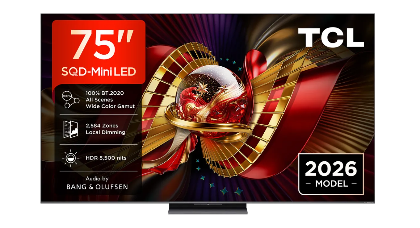 TCL 75C8L - 75" SQD Mini-LED (2026)
