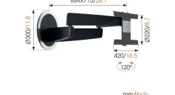 Vogel's NEXT 7346 OLED muurbeugel