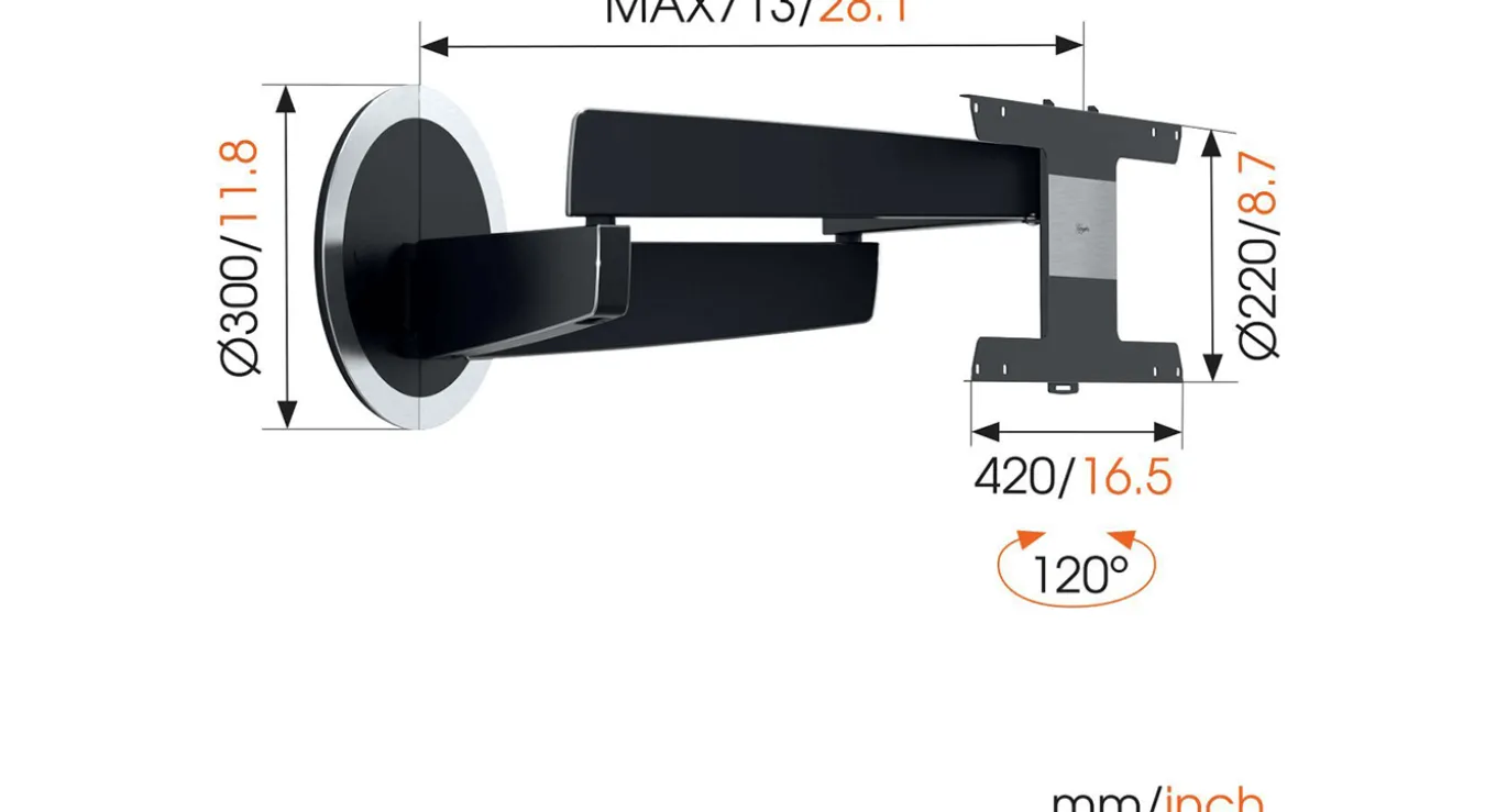 Vogel's NEXT 7346 OLED muurbeugel