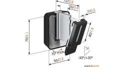 Vogel's Sound 3200 speaker beugel (Wit)