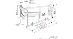 Vogel's TVM 5645 Wit