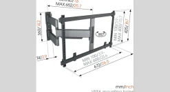 Vogel's TVM 5645 Zwart